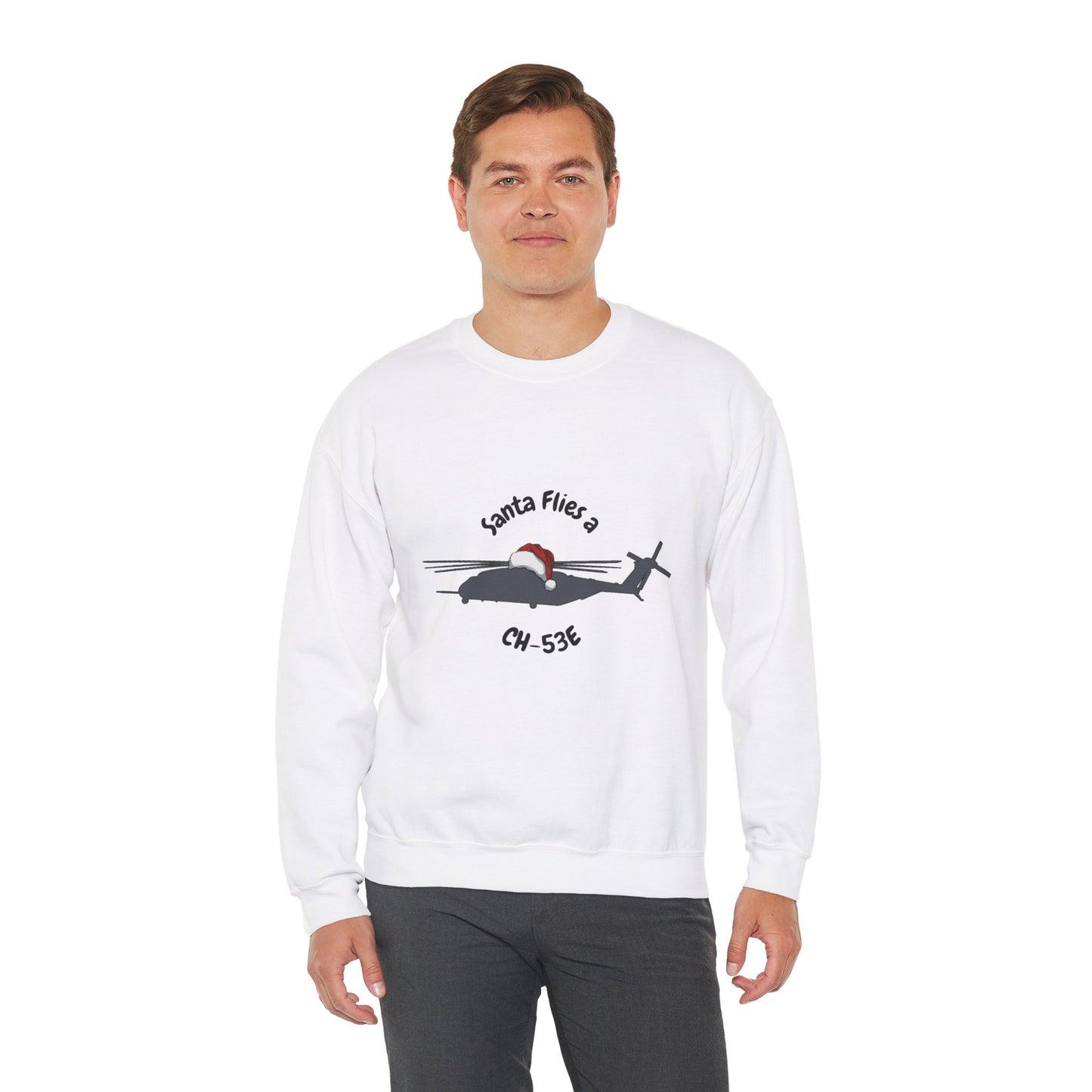 Adult Unisex Santa Flies CH-53E Sweatshirt