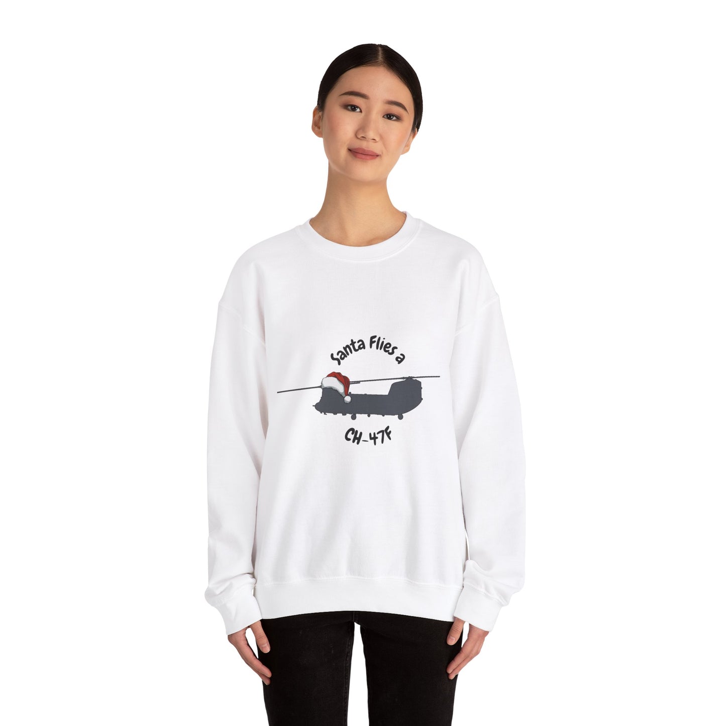 Adult Unisex Santa Flies CH-47F Sweatshirt