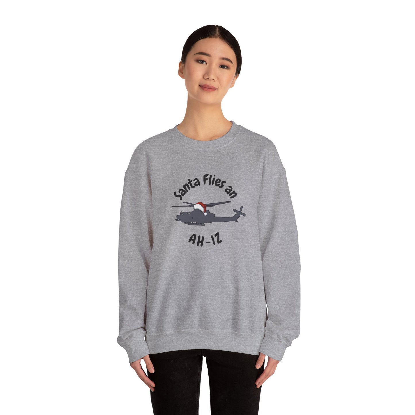 Adult Unisex Santa Flies AH-1Z Sweatshirt