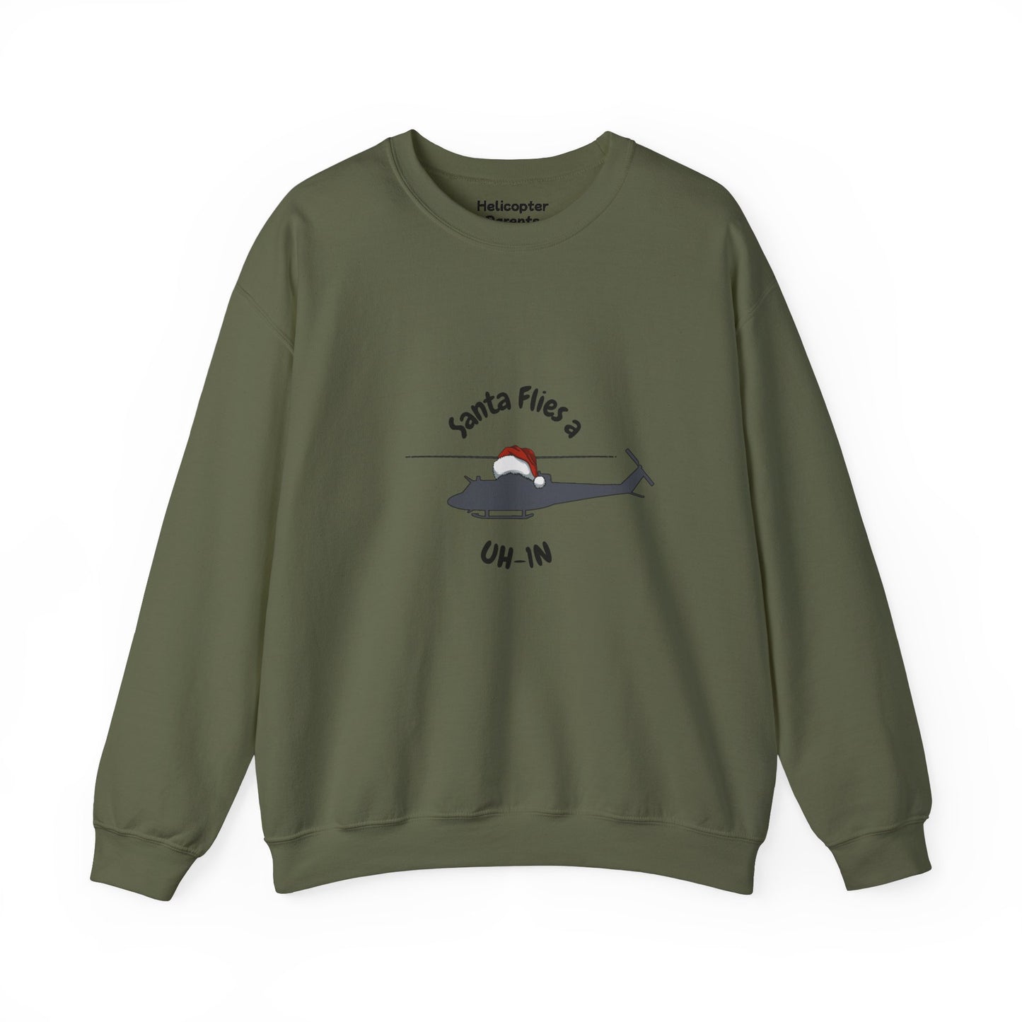 Adult Unisex Santa Flies UH-1N Sweatshirt