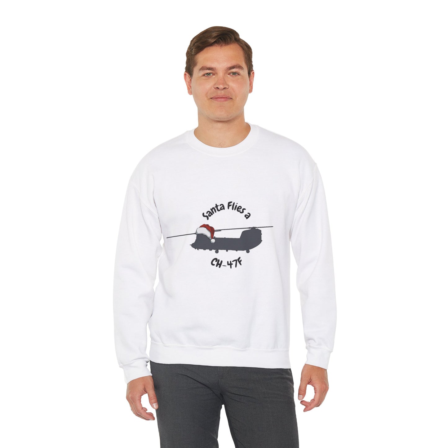 Adult Unisex Santa Flies CH-47F Sweatshirt