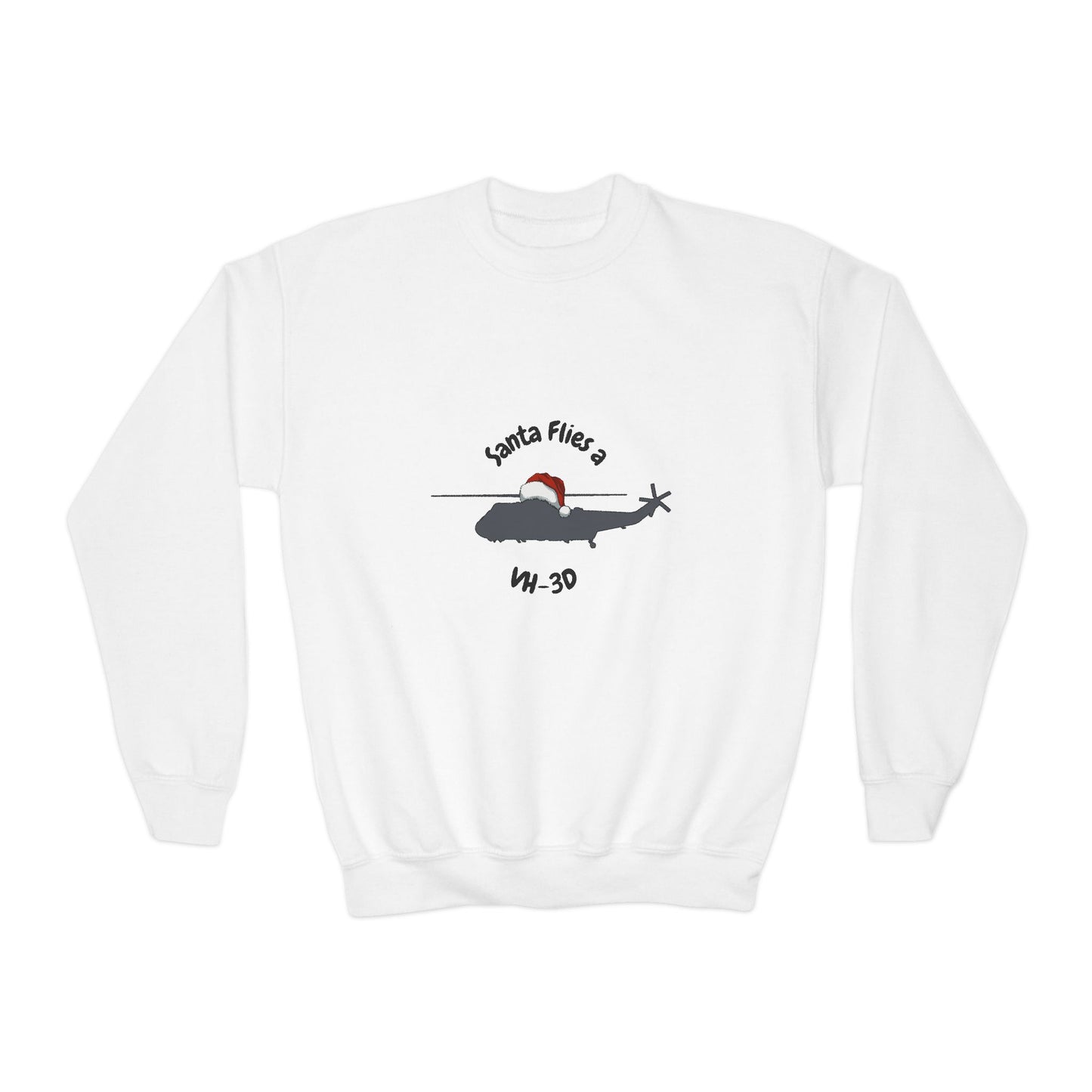 Big Kid Santa Flies a VH-3D Sweatshirt