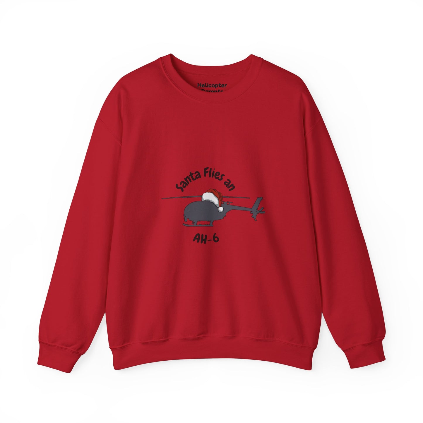 Adult Unisex Santa Flies AH-6 Sweatshirt