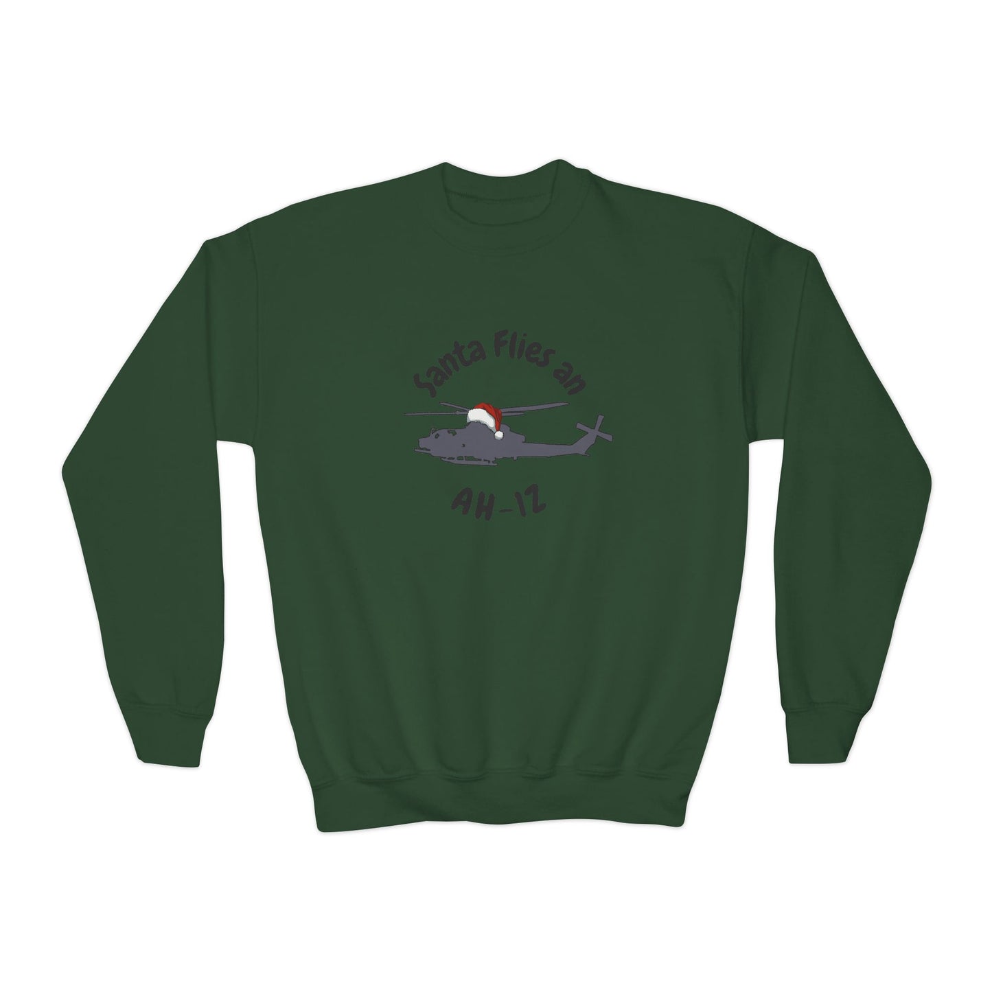 Big Kid Santa Flies an AH-1Z Sweatshirt