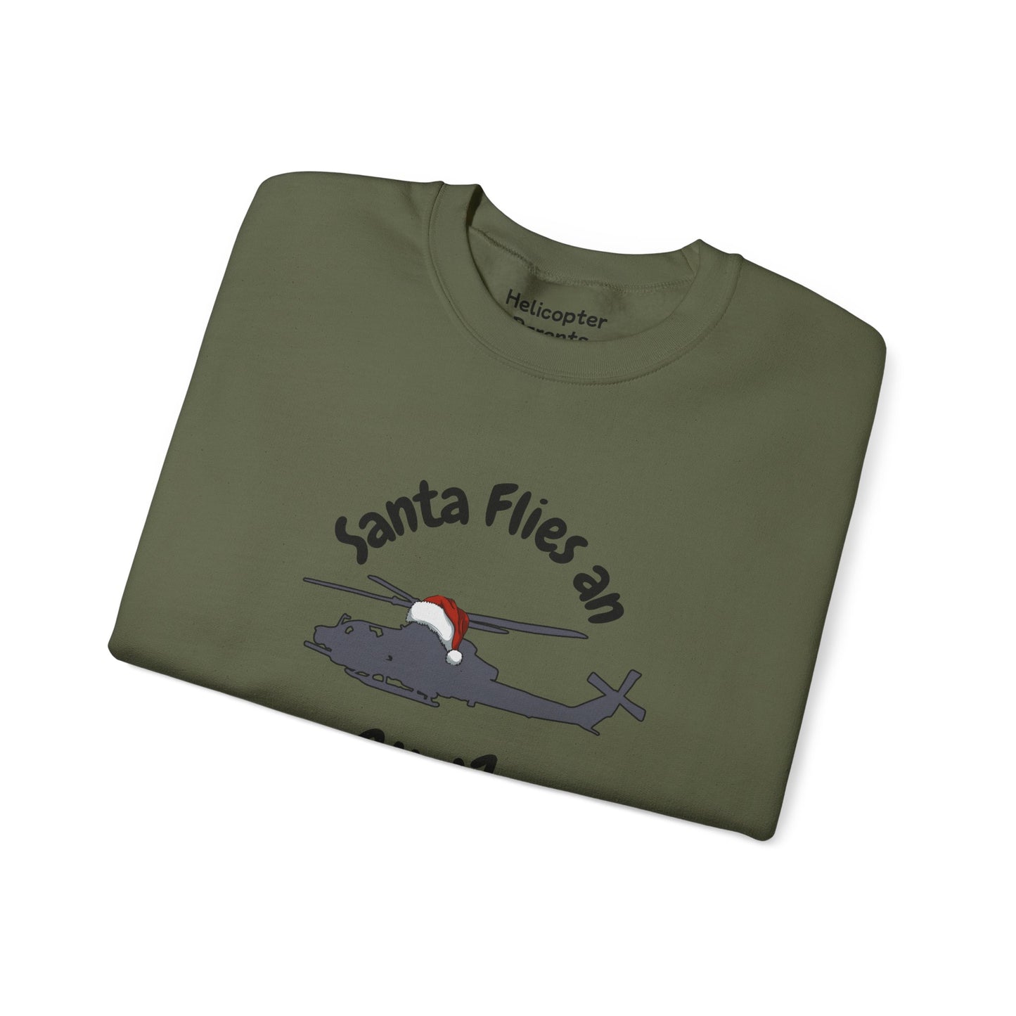 Adult Unisex Santa Flies AH-1Z Sweatshirt