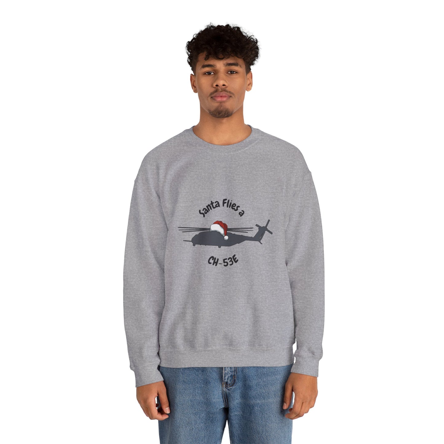 Adult Unisex Santa Flies CH-53E Sweatshirt