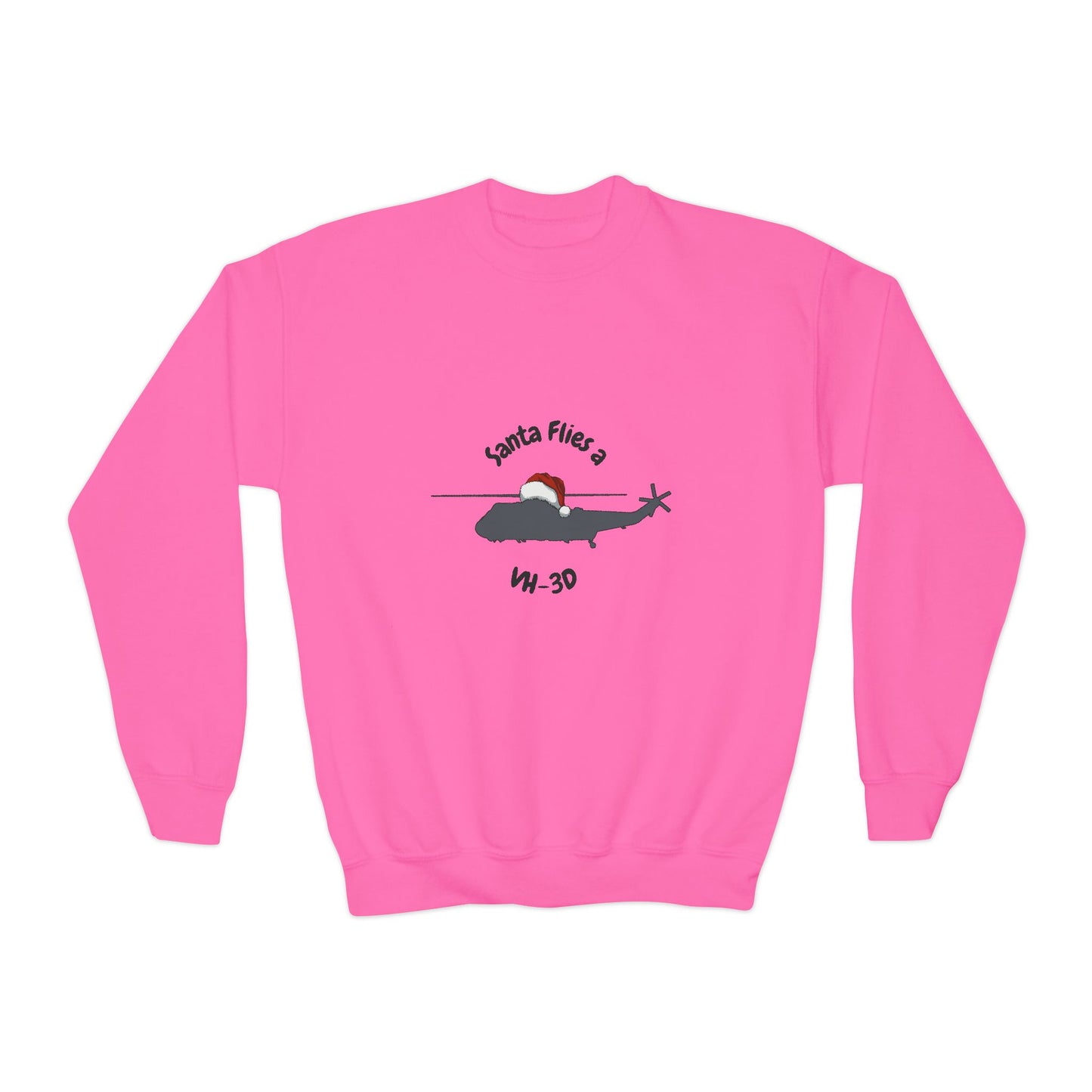 Big Kid Santa Flies a VH-3D Sweatshirt