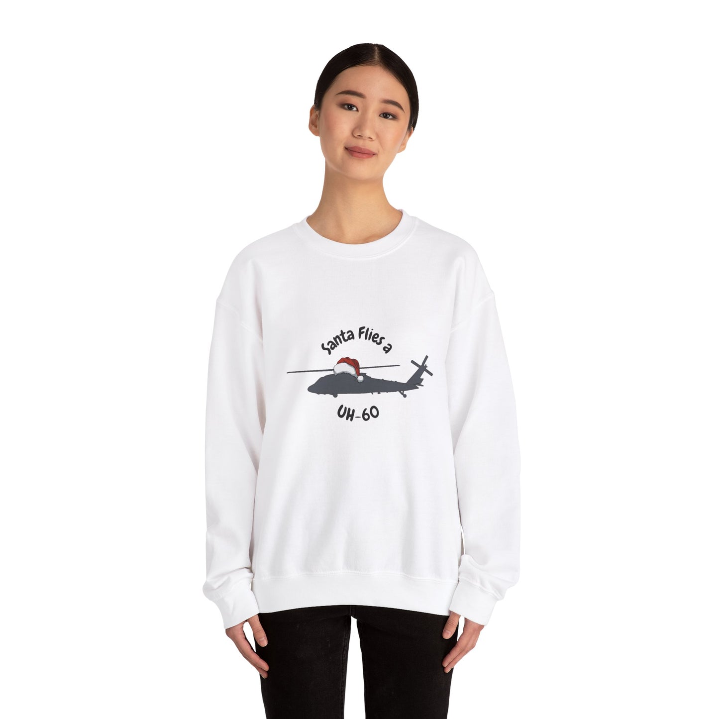 Adult Unisex Santa Flies UH-60 Sweatshirt