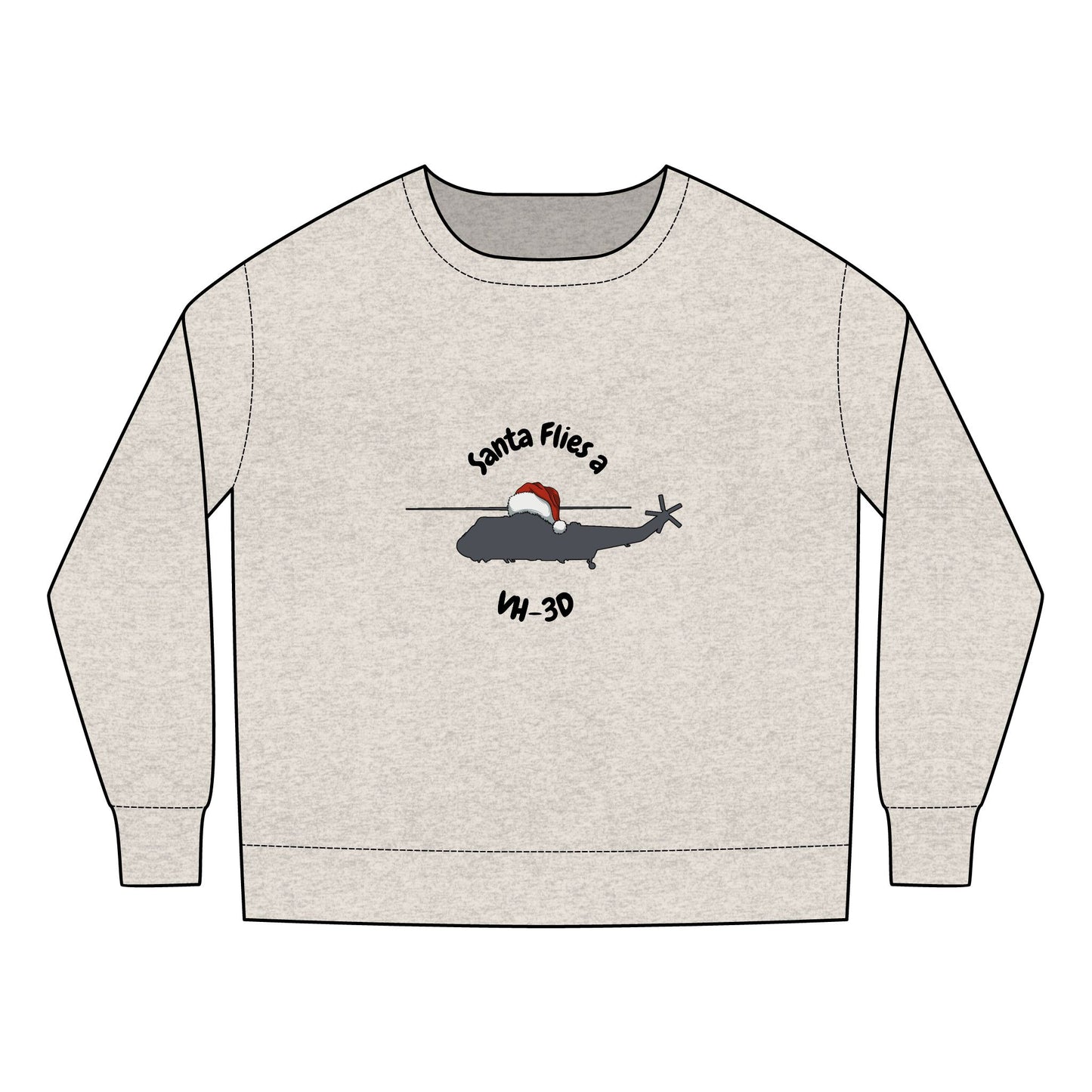 Toddler Santa Flies an VH-3D Sweatshirt