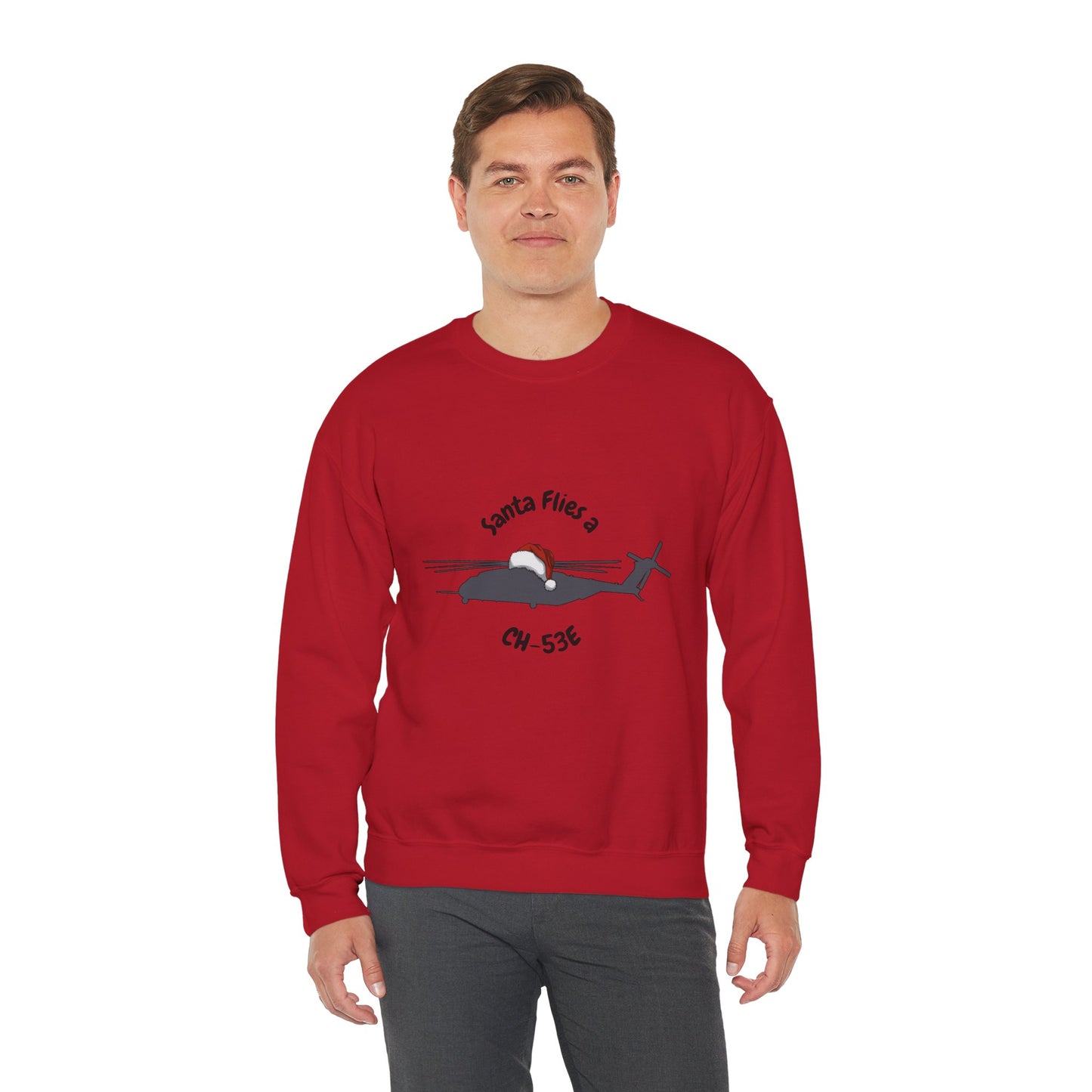 Adult Unisex Santa Flies CH-53E Sweatshirt