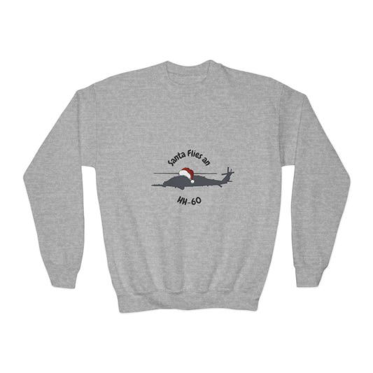 Big Kid Santa Flies an HH-60 Sweatshirt