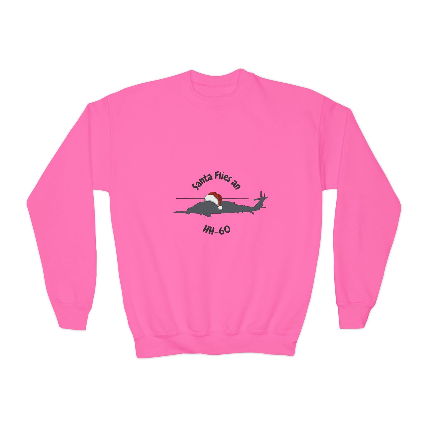 Big Kid Santa Flies an HH-60 Sweatshirt