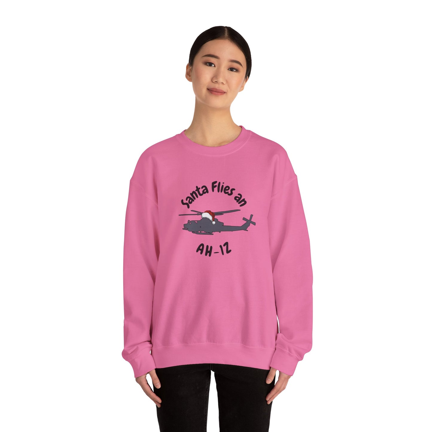 Adult Unisex Santa Flies AH-1Z Sweatshirt