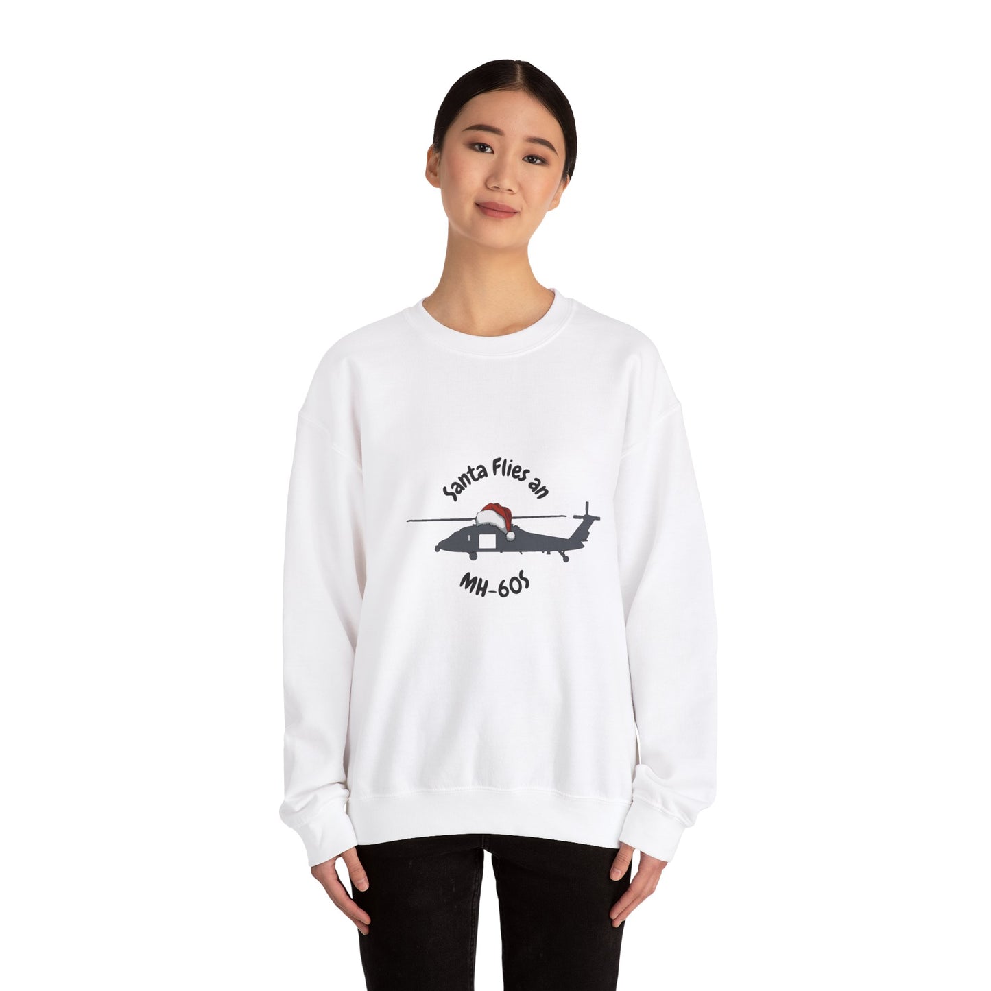 Adult Unisex Santa Flies MH-60S Sweatshirt