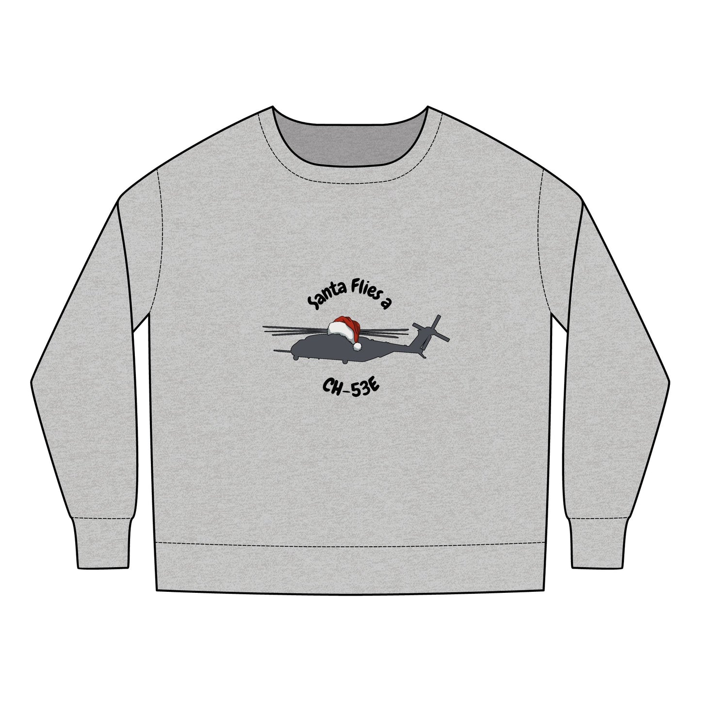 Toddler Santa Flies an CH-53E Sweatshirt