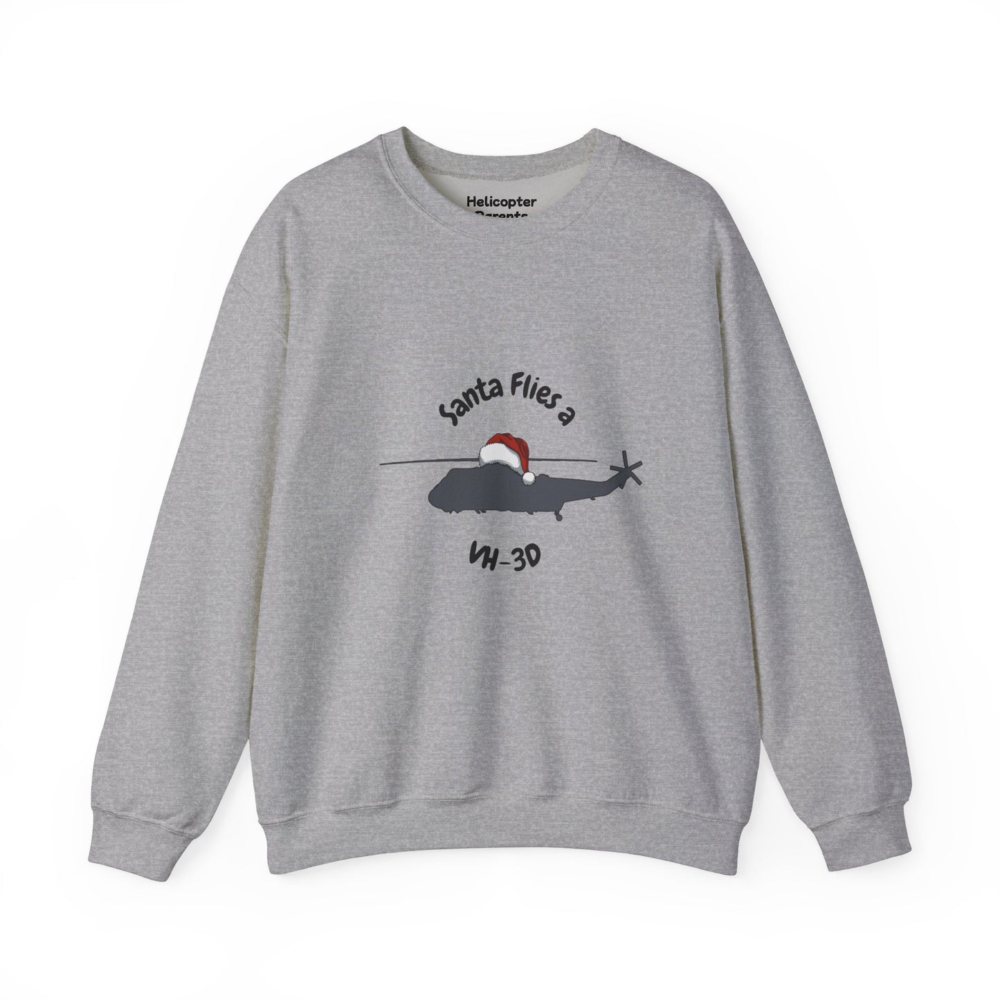 Adult Unisex Santa Flies VH-3D Sweatshirt