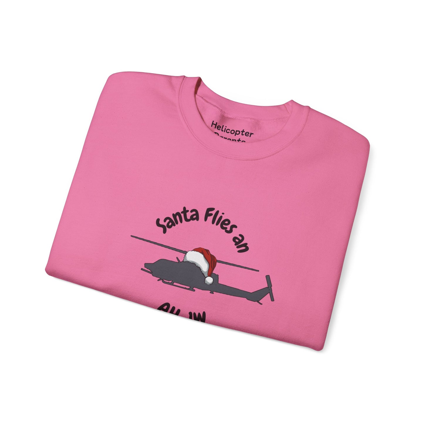 Adult Unisex Santa Flies AH-1W Sweatshirt