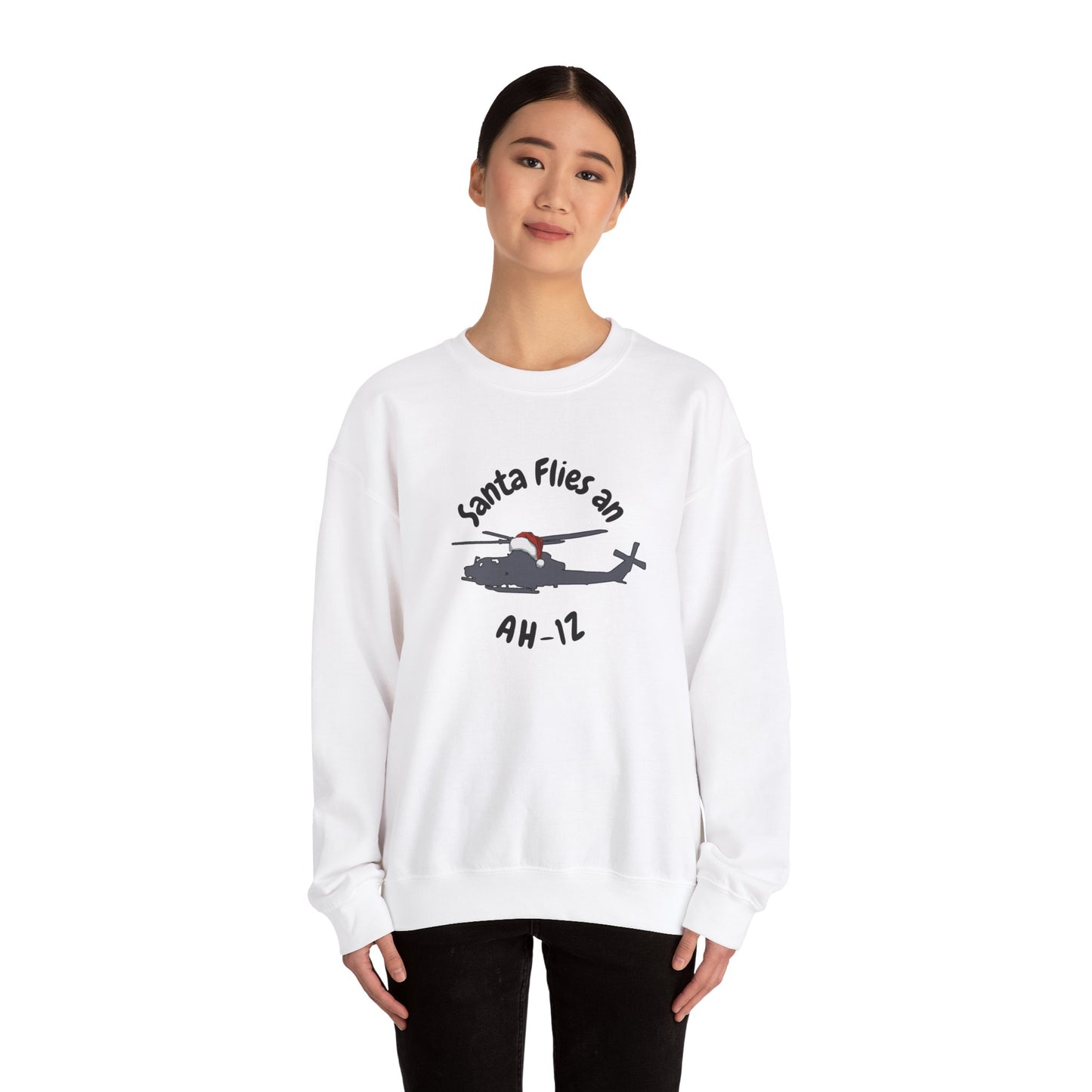 Adult Unisex Santa Flies AH-1Z Sweatshirt