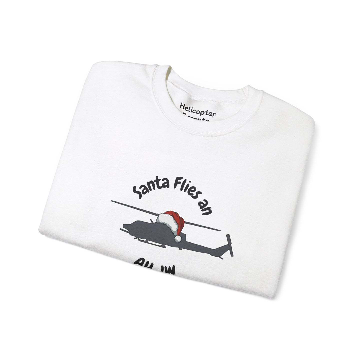 Adult Unisex Santa Flies AH-1W Sweatshirt