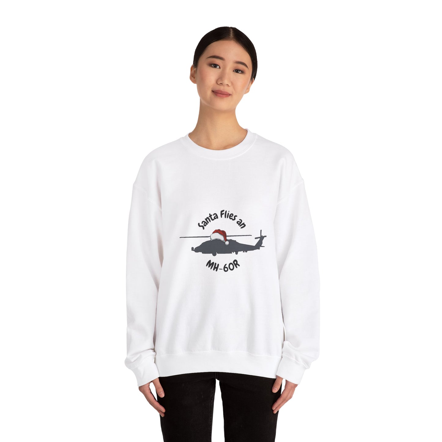 Adult Unisex Santa Flies MH-60R Sweatshirt