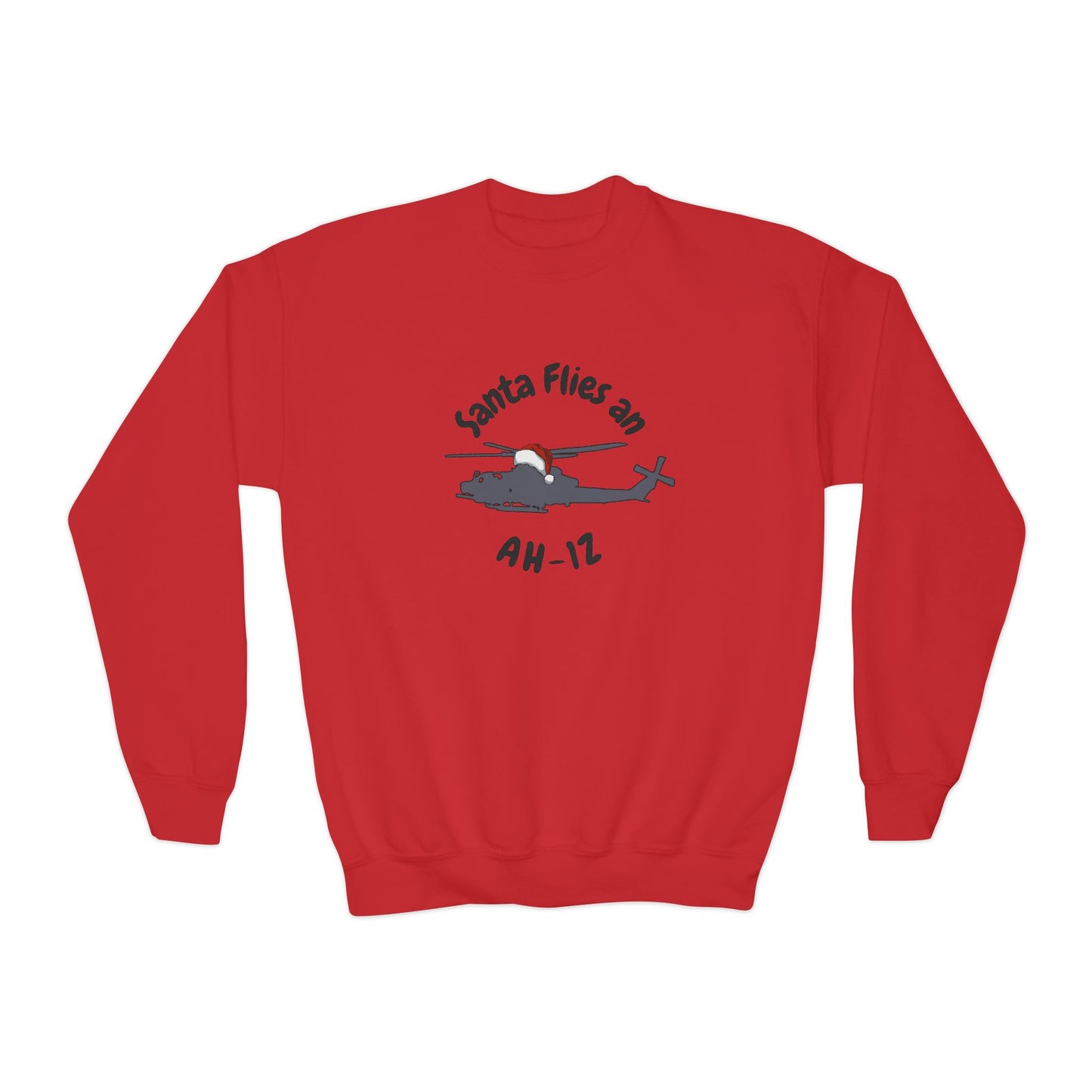 Big Kid Santa Flies an AH-1Z Sweatshirt