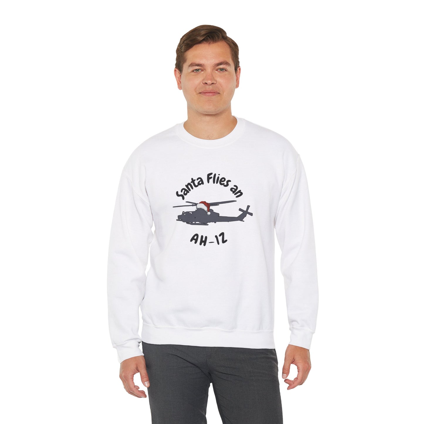 Adult Unisex Santa Flies AH-1Z Sweatshirt