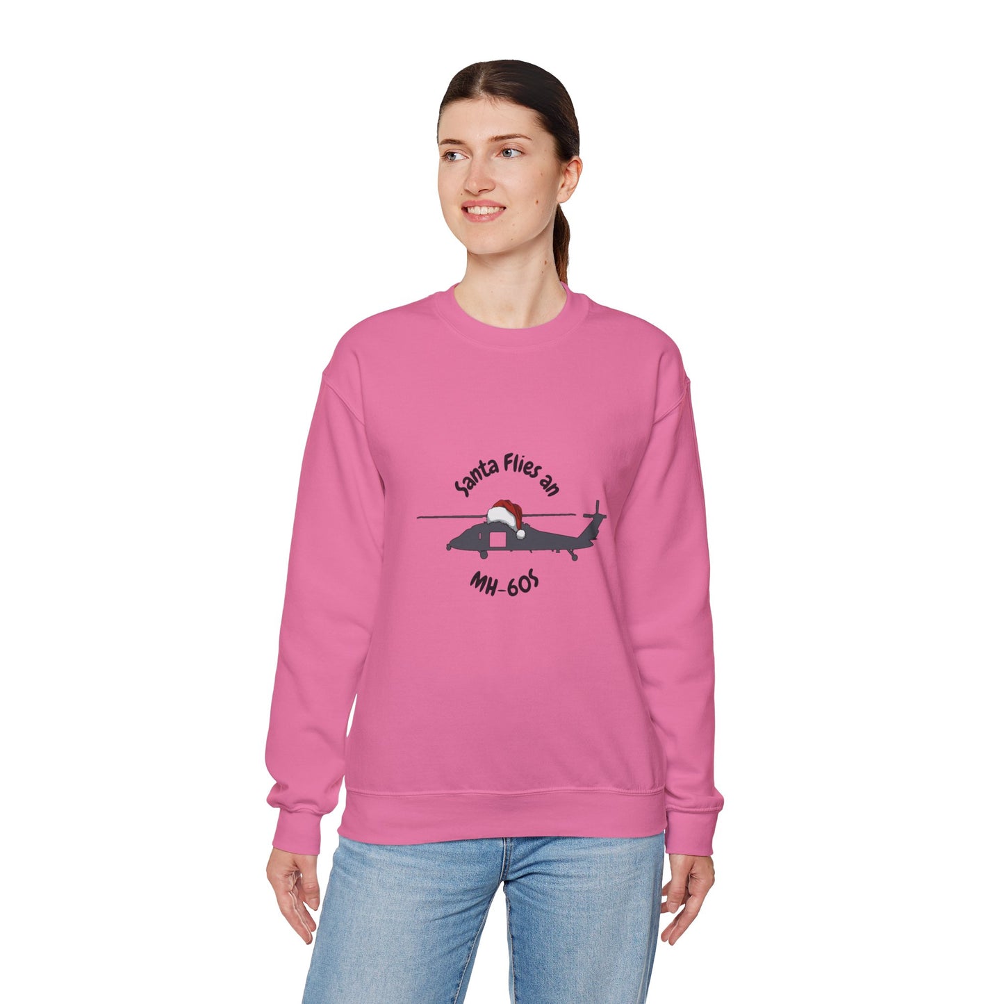 Adult Unisex Santa Flies MH-60S Sweatshirt