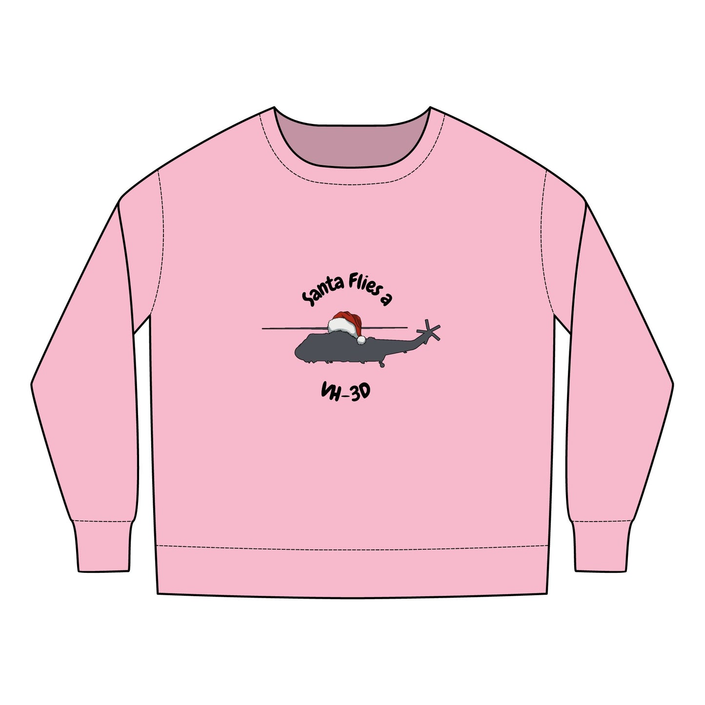 Toddler Santa Flies an VH-3D Sweatshirt