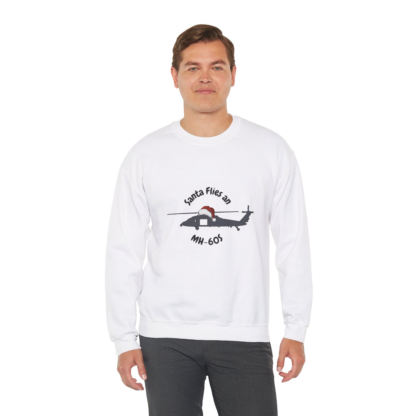 Adult Unisex Santa Flies MH-60S Sweatshirt