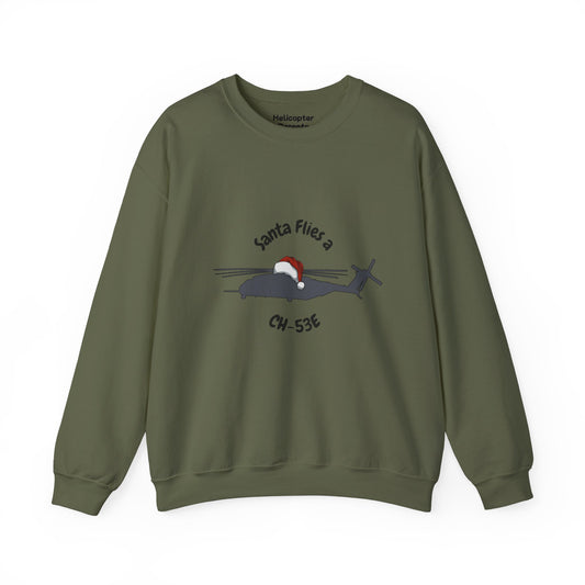 Adult Unisex Santa Flies CH-53E Sweatshirt