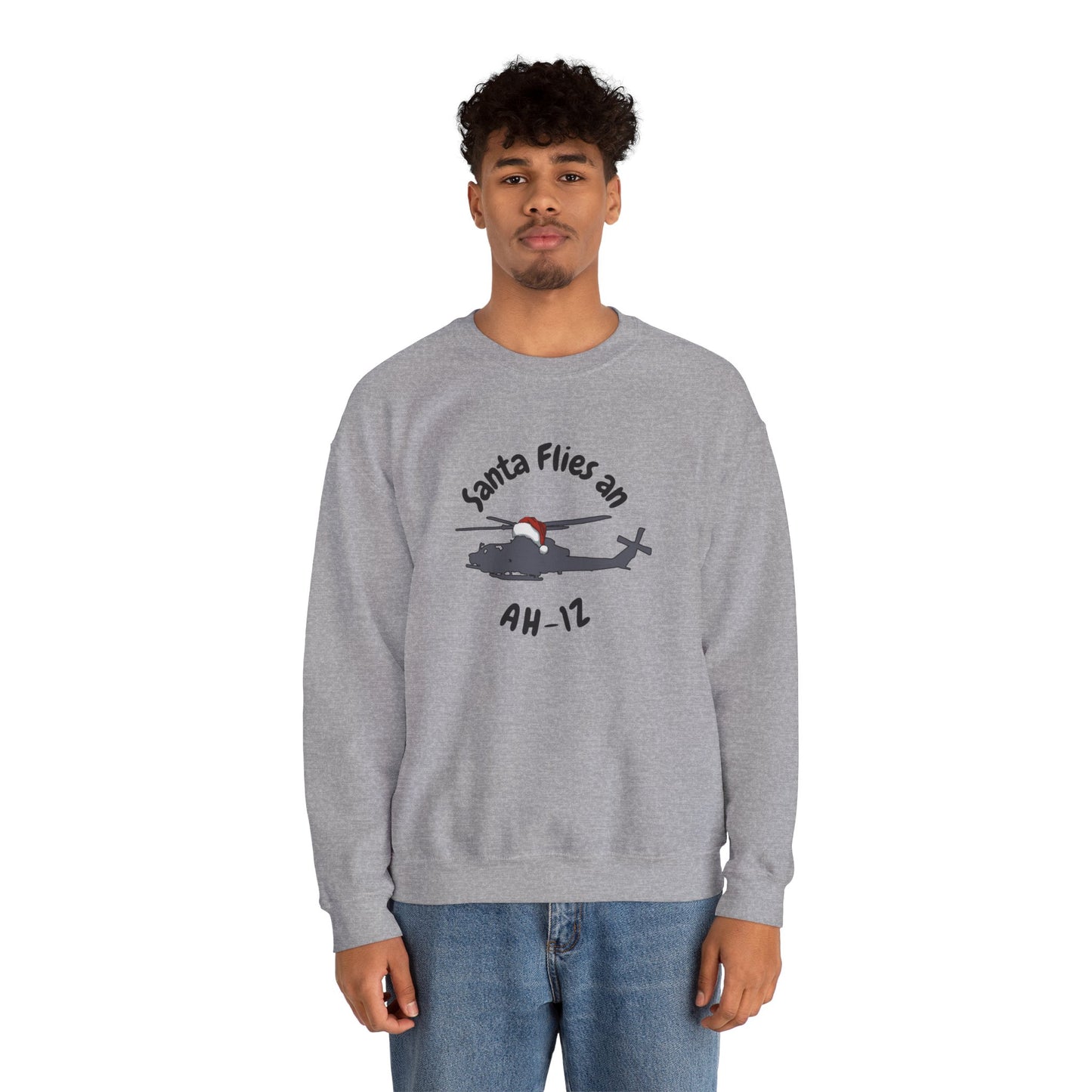 Adult Unisex Santa Flies AH-1Z Sweatshirt