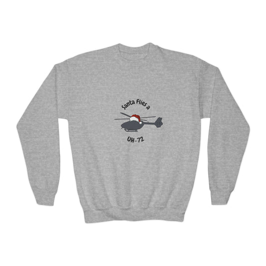 Big Kid Santa Flies a UH-72 Sweatshirt